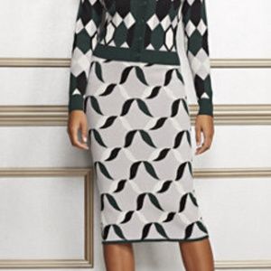 Eva MendeS New York and Company midi sweater skirt